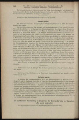 Verordnungsblatt des K.K. Justizministeriums 19040729 Seite: 12