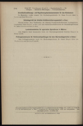 Verordnungsblatt des K.K. Justizministeriums 19040729 Seite: 14