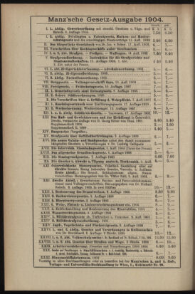 Verordnungsblatt des K.K. Justizministeriums 19040930 Seite: 12