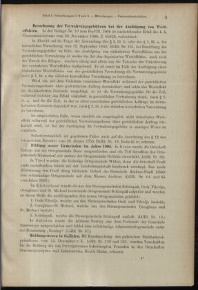 Verordnungsblatt des K.K. Justizministeriums 19050114 Seite: 3