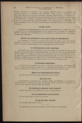 Verordnungsblatt des K.K. Justizministeriums 19050216 Seite: 10