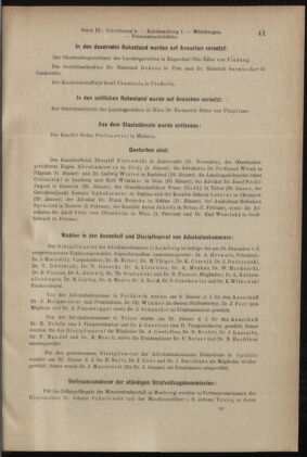 Verordnungsblatt des K.K. Justizministeriums 19050216 Seite: 11