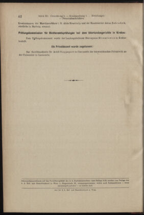 Verordnungsblatt des K.K. Justizministeriums 19050216 Seite: 12