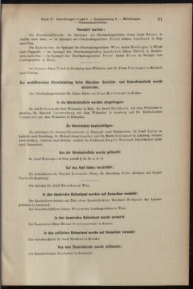 Verordnungsblatt des K.K. Justizministeriums 19050301 Seite: 9