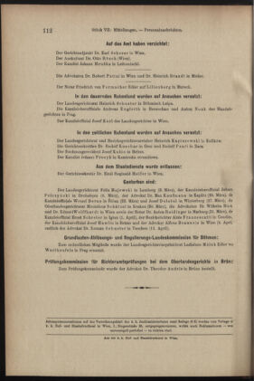 Verordnungsblatt des K.K. Justizministeriums 19050420 Seite: 18