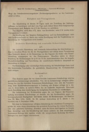 Verordnungsblatt des K.K. Justizministeriums 19050504 Seite: 9