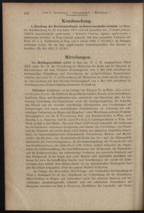 Verordnungsblatt des K.K. Justizministeriums 19050531 Seite: 4