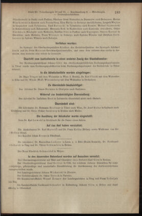 Verordnungsblatt des K.K. Justizministeriums 19050616 Seite: 15