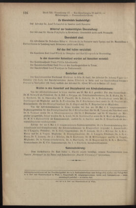 Verordnungsblatt des K.K. Justizministeriums 19050628 Seite: 12