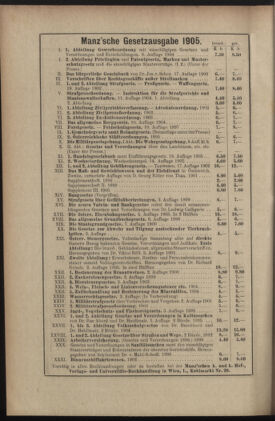 Verordnungsblatt des K.K. Justizministeriums 19050715 Seite: 28