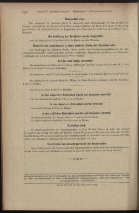 Verordnungsblatt des K.K. Justizministeriums 19050731 Seite: 6