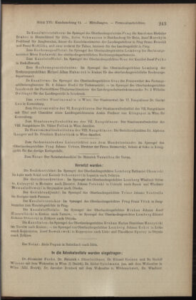 Verordnungsblatt des K.K. Justizministeriums 19050902 Seite: 7