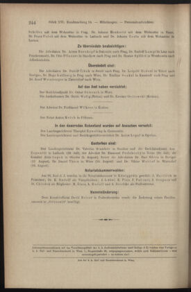 Verordnungsblatt des K.K. Justizministeriums 19050902 Seite: 8