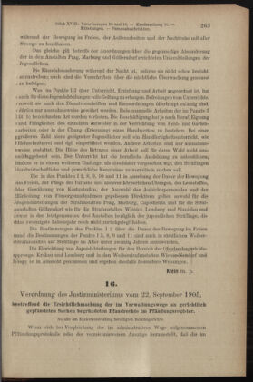 Verordnungsblatt des K.K. Justizministeriums 19051006 Seite: 9