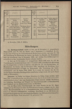 Verordnungsblatt des K.K. Justizministeriums 19051120 Seite: 3