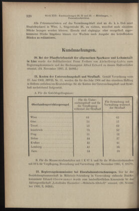 Verordnungsblatt des K.K. Justizministeriums 19051204 Seite: 2