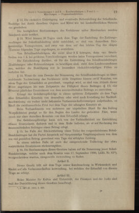 Verordnungsblatt des K.K. Justizministeriums 19060119 Seite: 19