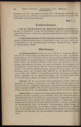 Verordnungsblatt des K.K. Justizministeriums 19060301 Seite: 2