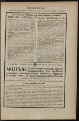 Verordnungsblatt des K.K. Justizministeriums 19060601 Seite: 11