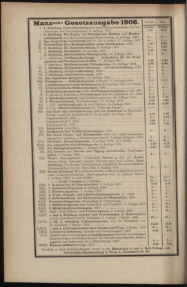 Verordnungsblatt des K.K. Justizministeriums 19060820 Seite: 12