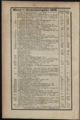 Verordnungsblatt des K.K. Justizministeriums 19061231 Seite: 20