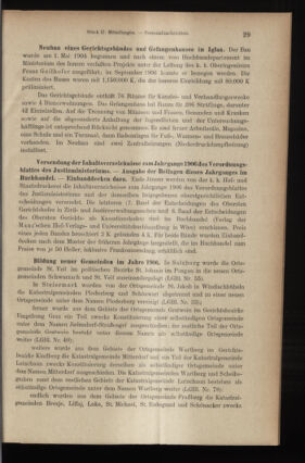 Verordnungsblatt des K.K. Justizministeriums 19070131 Seite: 9