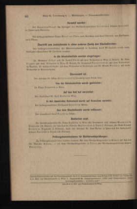 Verordnungsblatt des K.K. Justizministeriums 19070219 Seite: 6