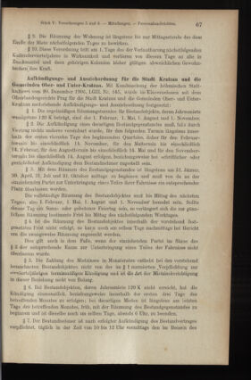 Verordnungsblatt des K.K. Justizministeriums 19070222 Seite: 7