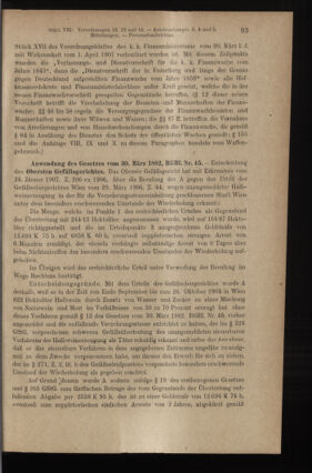 Verordnungsblatt des K.K. Justizministeriums 19070404 Seite: 7