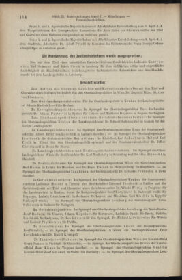 Verordnungsblatt des K.K. Justizministeriums 19070416 Seite: 12