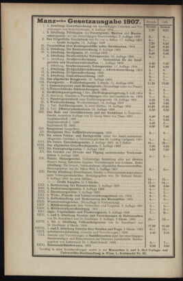 Verordnungsblatt des K.K. Justizministeriums 19070810 Seite: 20