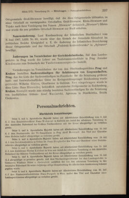 Verordnungsblatt des K.K. Justizministeriums 19070810 Seite: 9