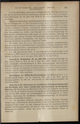 Verordnungsblatt des K.K. Justizministeriums 19071030 Seite: 9