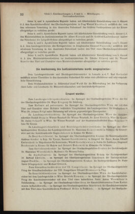 Verordnungsblatt des K.K. Justizministeriums 19080116 Seite: 32