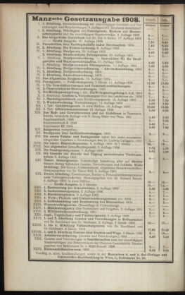 Verordnungsblatt des K.K. Justizministeriums 19080116 Seite: 40