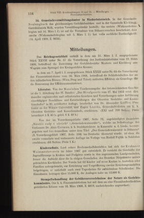 Verordnungsblatt des K.K. Justizministeriums 19080417 Seite: 2