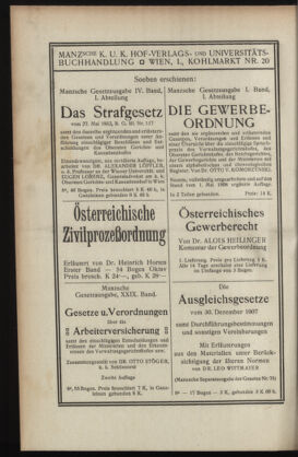 Verordnungsblatt des K.K. Justizministeriums 19080619 Seite: 16