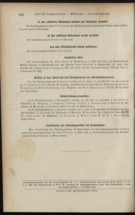 Verordnungsblatt des K.K. Justizministeriums 19080715 Seite: 16