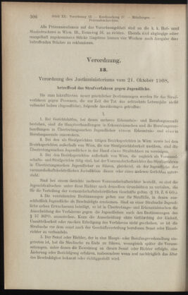 Verordnungsblatt des K.K. Justizministeriums 19081029 Seite: 2