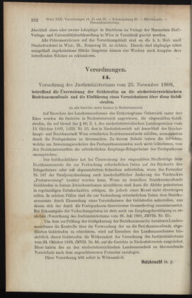 Verordnungsblatt des K.K. Justizministeriums 19081204 Seite: 2