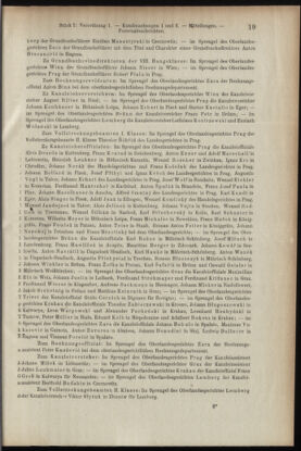 Verordnungsblatt des K.K. Justizministeriums 19090115 Seite: 19