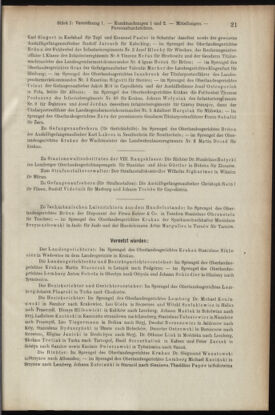 Verordnungsblatt des K.K. Justizministeriums 19090115 Seite: 21