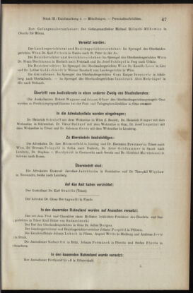 Verordnungsblatt des K.K. Justizministeriums 19090216 Seite: 9