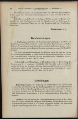 Verordnungsblatt des K.K. Justizministeriums 19090331 Seite: 2