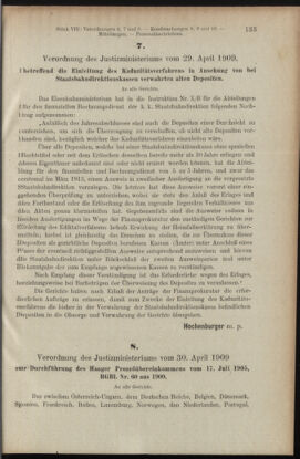 Verordnungsblatt des K.K. Justizministeriums 19090503 Seite: 7