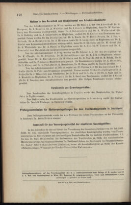 Verordnungsblatt des K.K. Justizministeriums 19090519 Seite: 18