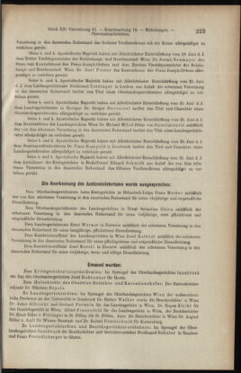 Verordnungsblatt des K.K. Justizministeriums 19090703 Seite: 23