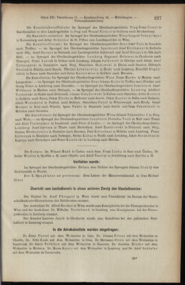 Verordnungsblatt des K.K. Justizministeriums 19090703 Seite: 27