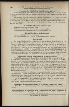 Verordnungsblatt des K.K. Justizministeriums 19090710 Seite: 20