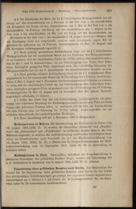 Verordnungsblatt des K.K. Justizministeriums 19090930 Seite: 3